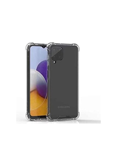 Ayrex Iletişim Galaxy M22 İle Uyumlu İle Uyumlu Kapak Köşe Korumalı Airbag Antishock Şeffaf Silikon Kılıf Diğer
