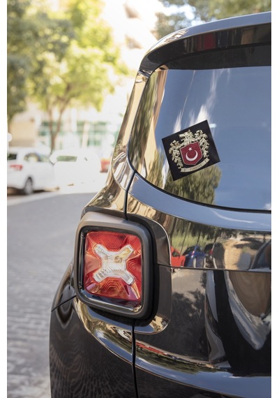 Bozkurtlu Milli Takım Logosu - 4 Adet Opak Sticker Renkli