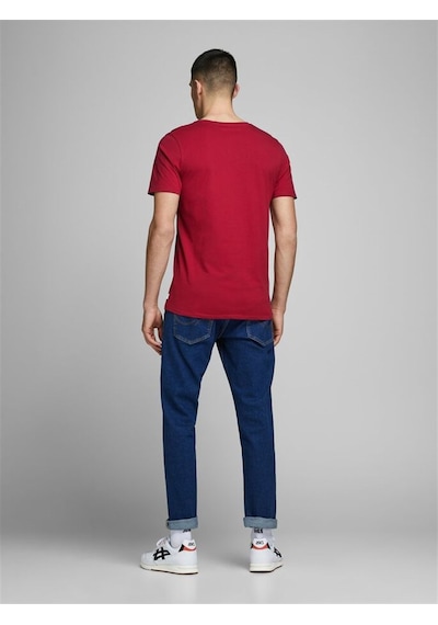 Jack & Jones Jack&jones Jjeorganic Basic Tee Ss O-neck Noos Erkek T-shirt-12156101 Mor