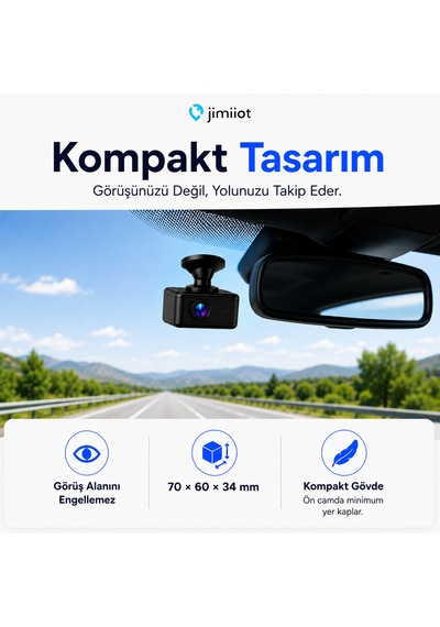 Jimiiot Jimi Iot Jc182 4g Canlı İzlemeli Araç Kamerası Ve Gps Takip Sistemi