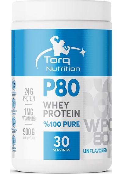 Torq Nutrition P80 Whey Protein 900 G Aromasız