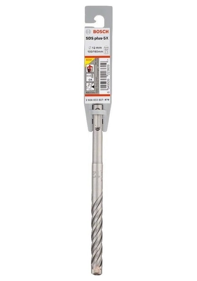 Bosch SDS-Plus 5X 12x160 mm Kırıcı Delici Matkap Ucu - 2608833807