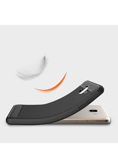 Samsung Uyumlu Galaxy J4 Plus Kılıf Zore Room Silikon Kapak Siyah