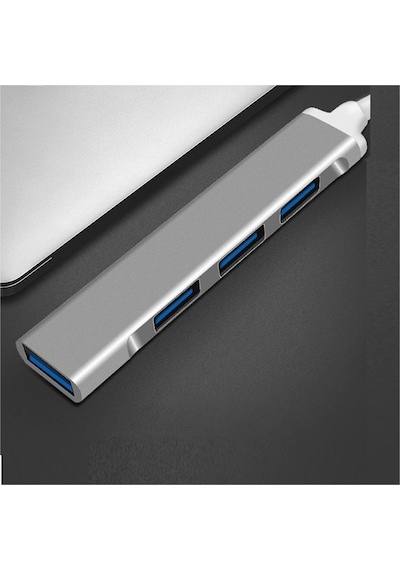 Apple Uyumlu MacBook 4 Port Usb 3.0 Hub Çevirici Çoğaltıcı Type C Çoklayıcı 4