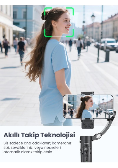 Ven-dens Vd-ss11 Premium Telefon Gimbal Ve Akıllı Tripod - Siyah