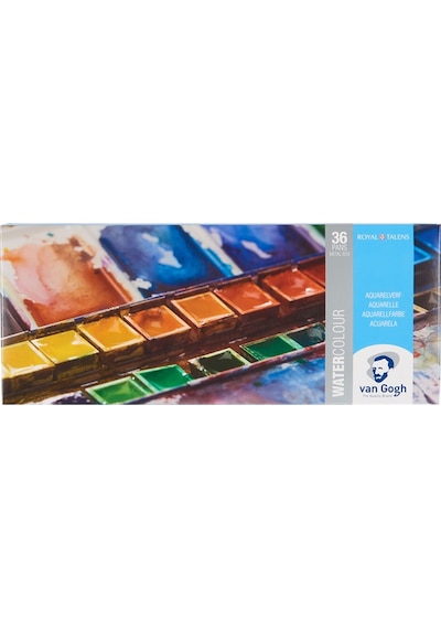 Talens Van Gogh Yarım Tablet Suluboya Seti 36 Renk