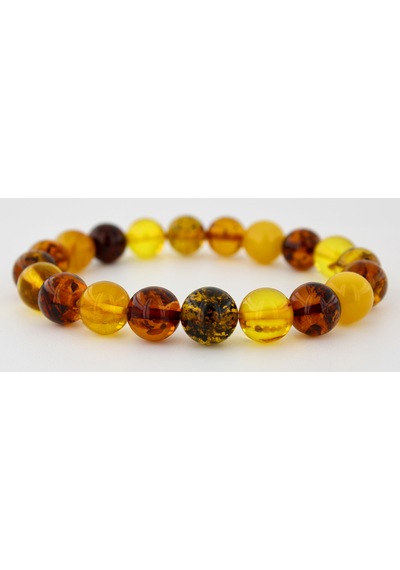 Kehribar Bileklik Kure Tasarım Ambergold Blk23-96 Çok Renkli