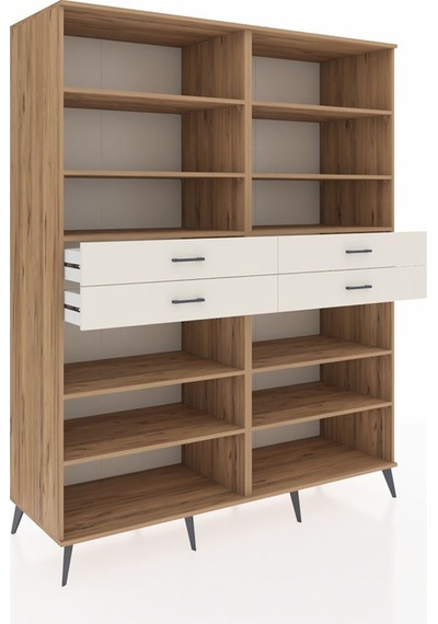 Kronos Gardrop 10 Raflı 4 Çekmeceli 176x59x221 Çam-çam/aytaşı Çam/aytaşı Kronos Gardrop 10 Raflı 4 Çekmeceli 176x59x221 Çam-çam/aytaşı Çam/aytaşı