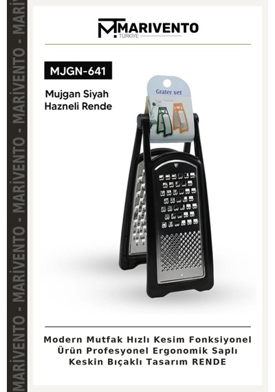 Modern Mutfak Hızlı Kesim Fonksiyonel Ürün Profesyonel Ergonomik Saplı Keskin Bıçaklı Tasarım Rende Çok Renkli