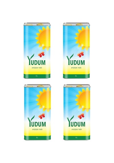 4 Adet Ayçiçek Yağı 5 Lt
