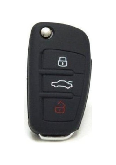 Audi Uyumlu A1 A3 A4 A5 A6 A7 A8 Q3 Q7 Silikon Anahtar Koruyucu Kılıfı