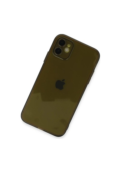 Apple Uyumlu iPhone 12 Kılıf Fly Lens Silikon - Siyah 0.2M-Çok Renkli