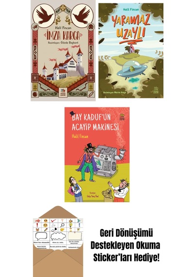 İmza Karga + Yaramaz Uzaylı + Bay Kaduf Un Acayip Makinesi