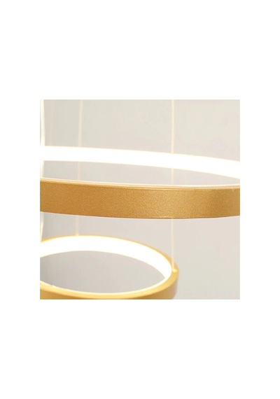 Gold Led Avize Coda 60 Cm