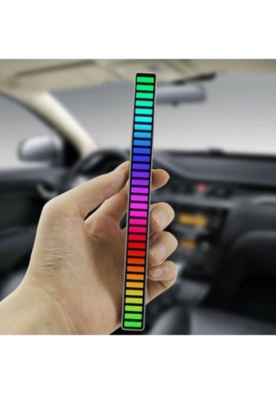 Rgb Çubuk Sese Duyarlı Ekolayzer Taşınabilir Sese Duyarlı Ekolayzer Ev Araba Için