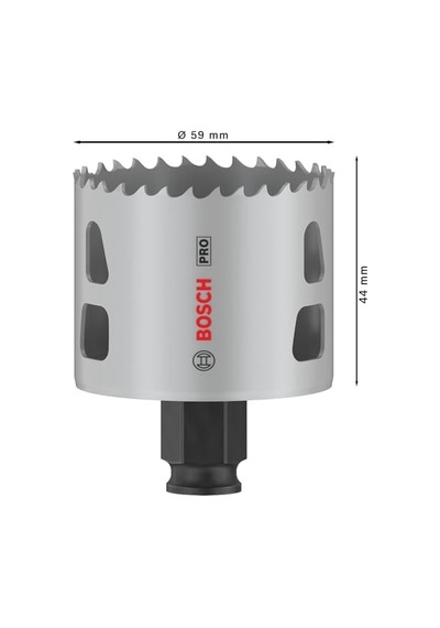 1 X Pro Multi Material Power Change Plus Hole Testere Softwood, Drywall, Ø 59 Mm, Professional Accessory Rotary Drill/drivers