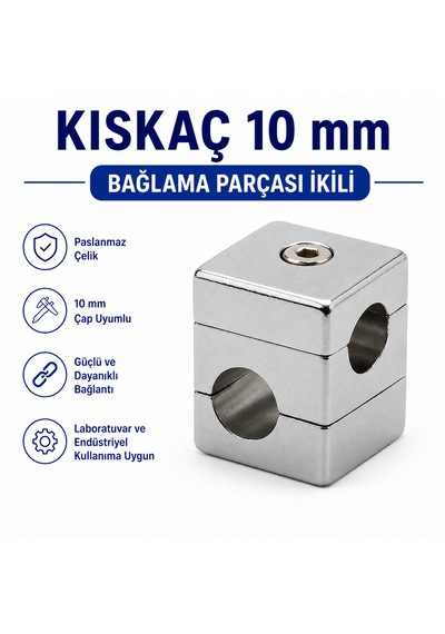Kıskaç 10 Mm - Bağlama Parçası İkili