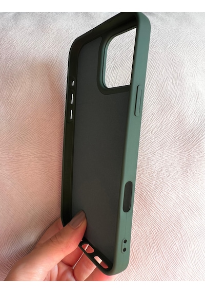 Apple Uyumlu iPhone 16 Pro Logolu İçi Kadife Silikon Lansman Kılıf