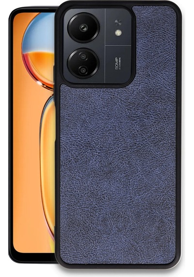 Xiaomi Redmi 13c Uyumlu Kılıf Aras Deri Kapak - Lacivert