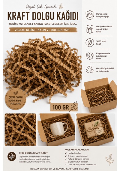 Kırpık Kraft Kağıt 100 Gr.