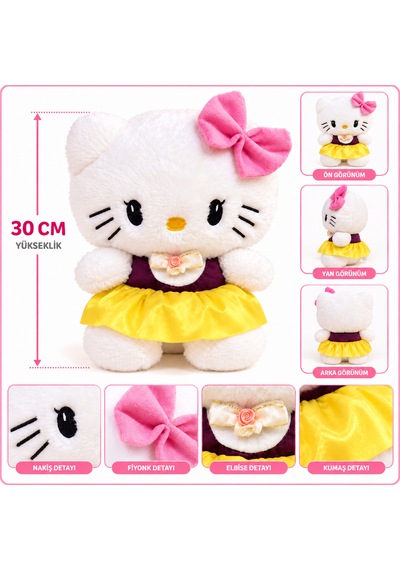 Hello Kitty 30 Cm Peluş Oyuncak Sarı