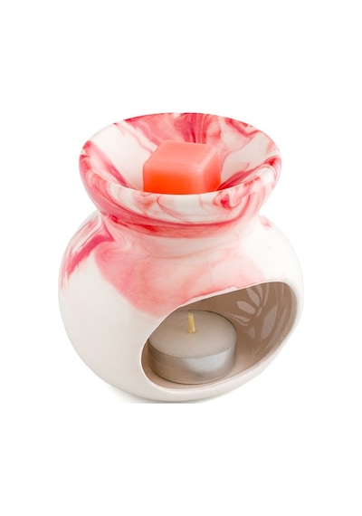 Lotus Desenli Seramik Dekoratif Buhurdanlık & Aroma Terapi Çok Renkli