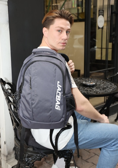 Jacbag Black-iki Bölmeli Sırt Çantası Black Jac-gri Çok Renkli