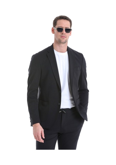 Hatemoğlu Performans Suit Siyah Slim Fit Takım Elbise