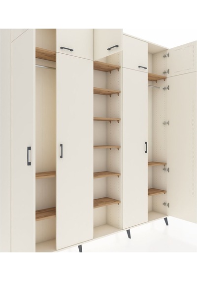 Arges Dolap 12 Raflı 9 Kapaklı 2 Askılı 220x30x243 Aytaşı-aytaşı/çam Aytası/atlas Çam Arges Dolap 12 Raflı 9 Kapaklı 2 Askılı 220x30x243 Aytaşı-aytaşı/çam Aytası/atlas Çam