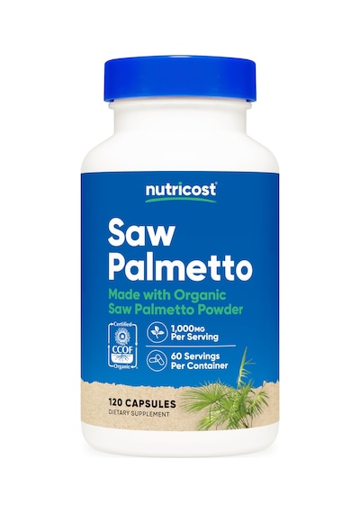 Nutricost Made With Organic Saw Palmetto 1000 Mg 120 Caps Cilt +