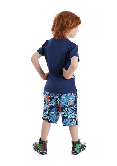 Surfer Croco Erkek Çocuk T-shirt Şort Takım