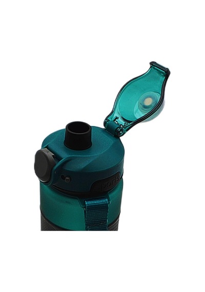Noki Su Matarası Tritan Auto Kapak Soft Touch Silikon Bantlı Askılı 750 Ml Yeşil