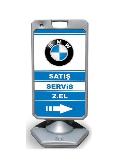 BMW     Reklam ve Yönlendirme Uyari Dubasi A Tabela Gri