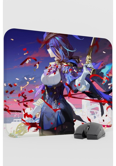 Clorinde Genshin Impact Anime Gacha V4 - 48x40 Xl Gaming Mouse Pad Fare Altlığı