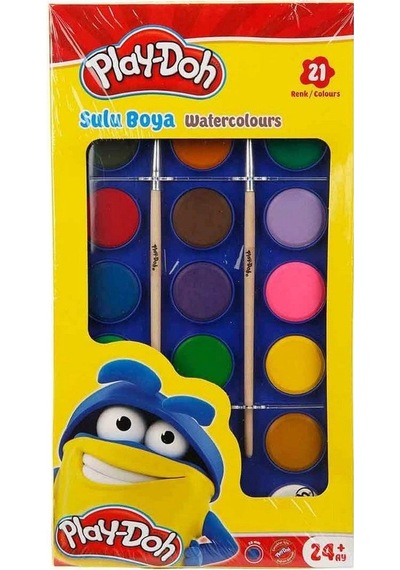 Play-doh Sulu Boya 21 Renk Çok Renkli