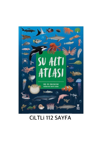 Su Altı Atlası - Ağaç Atlası - Hayvan Atlası - Kuş Atlası - Böcek Atlası Ciltli +2 Dev Boyama Posteri Hediye