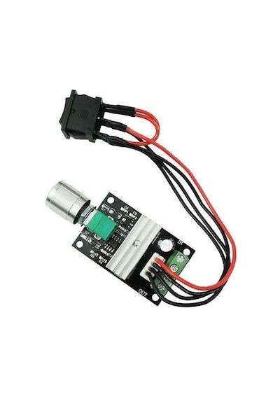 Elektronikport-Dc Motor Sürücü Dimmer + Pwm Motor Hız Kontrol 6V 12V 24V 3A 80W: