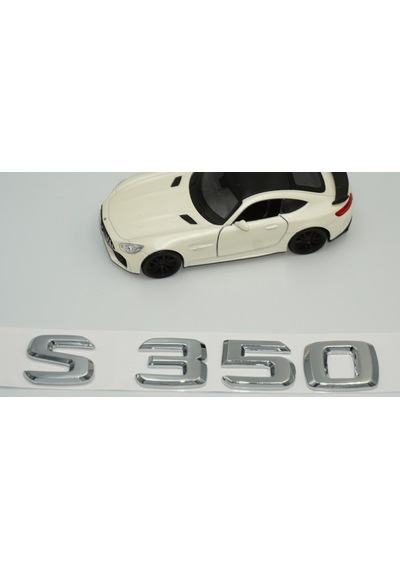 Mercedes Benz S350 Bagaj Krom Abs 3M 3D Yazı Logo