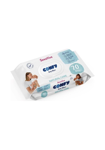 Confy Premium Sensitive Islak Mendil 70 Adet