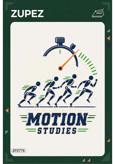 Zpz776 Motion Studies Ütüyle Uygulanabilir Transfer Baskı - 911529745