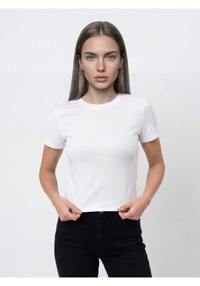LOFT Slim Fit Kadın Tshirt K.kol Lf2042460 Q1.v1 Beyaz