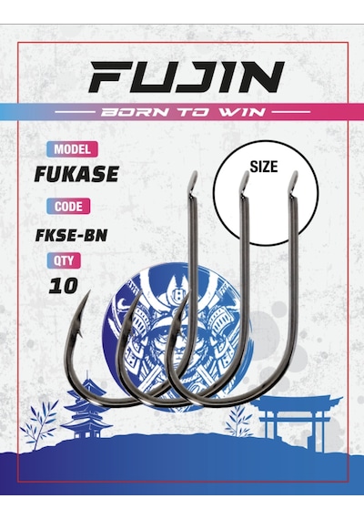 Fujin Fukase Düz Olta Kancası - 3/0