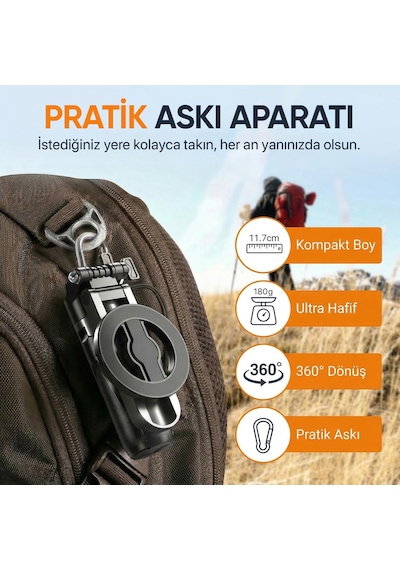 Juo Jst30 Magsafe Manyetik Kumandalı Tripod Monopod Selfie Çubuğu Android Apple iPhone Uyumlu Siyah