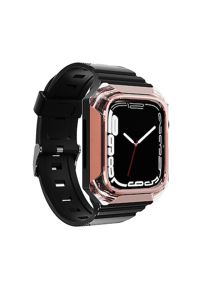 Watch 44mm Uyumlu Krd-88 Sert Pc Kasa Koruyuculu Uyumlu Ogaa Kordon-mavi