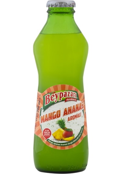 Beypazarı Mango Ananas Aromalı Maden Suyu 200 Ml X 24 Adet