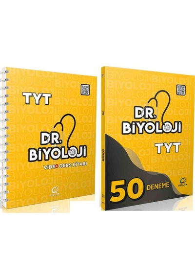 Oksijen 2026 Tyt Biyoloji Dr. Biyoloji Video Ders Kitabı + Deneme Seti 2 Kitap