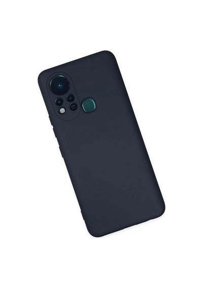 Newface İnfinix Hot 11s Kılıf Nano İçi Kadife Silikon - Lacivert