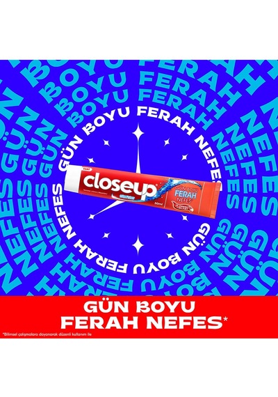 Close Up Günboyu Ferah Nefes Fresh Blast 50 Ml 4 Adet Beyazlık