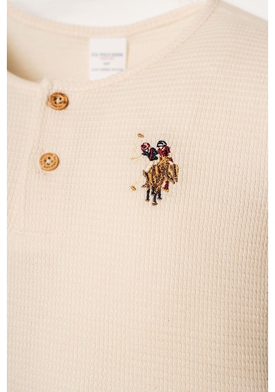 U.s. Polo Assn. Erkek Bebek Krem Şort Takım Krem
