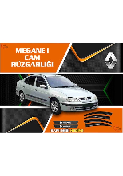 Renault Megane 1 Cam Rüzgarlığı  4'lü Takım